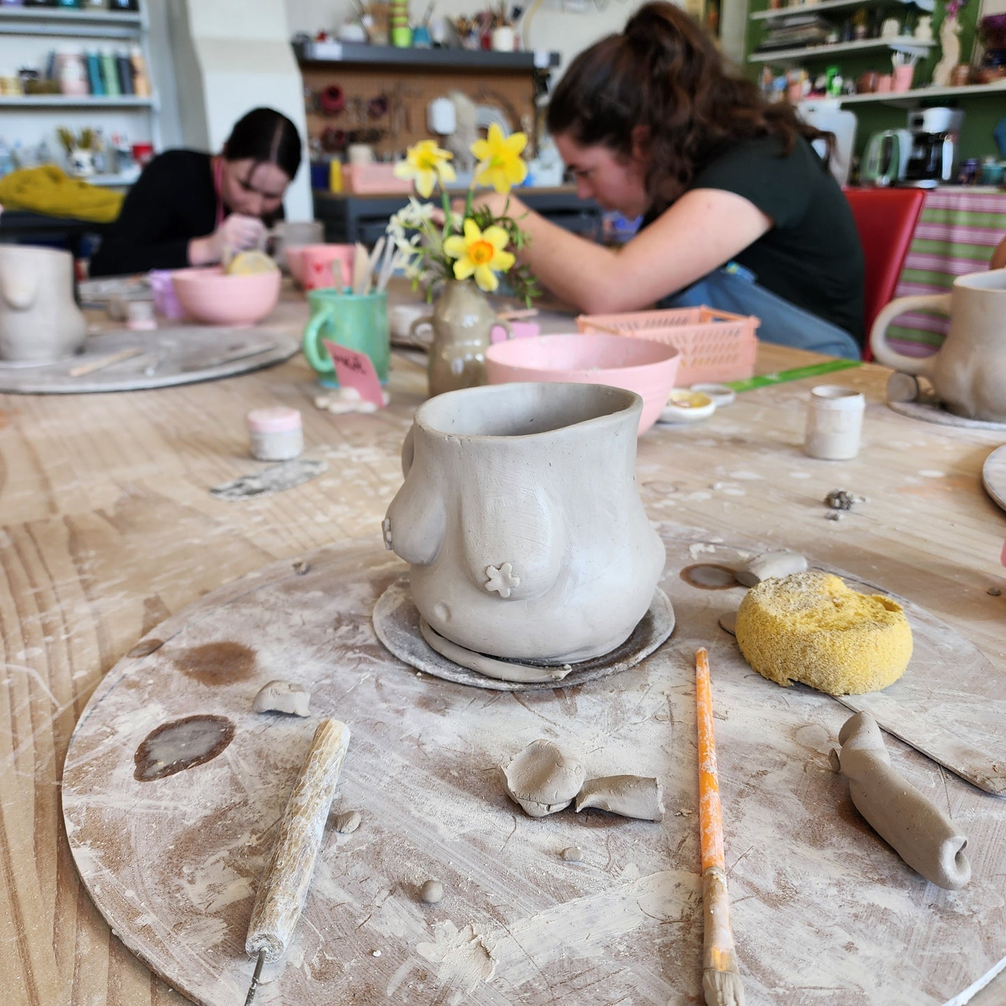 Boob mug making workshop December 6th