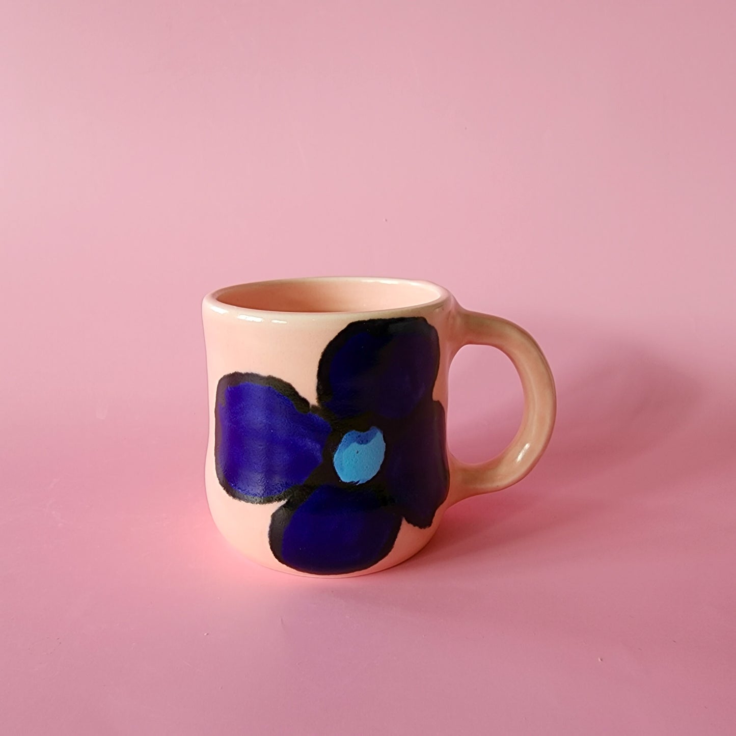 Blue Pansy Mug