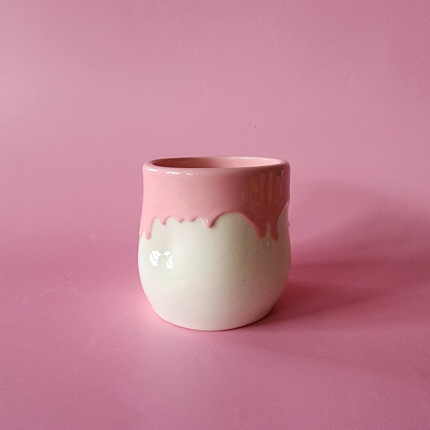 Pink drippy Tumbler