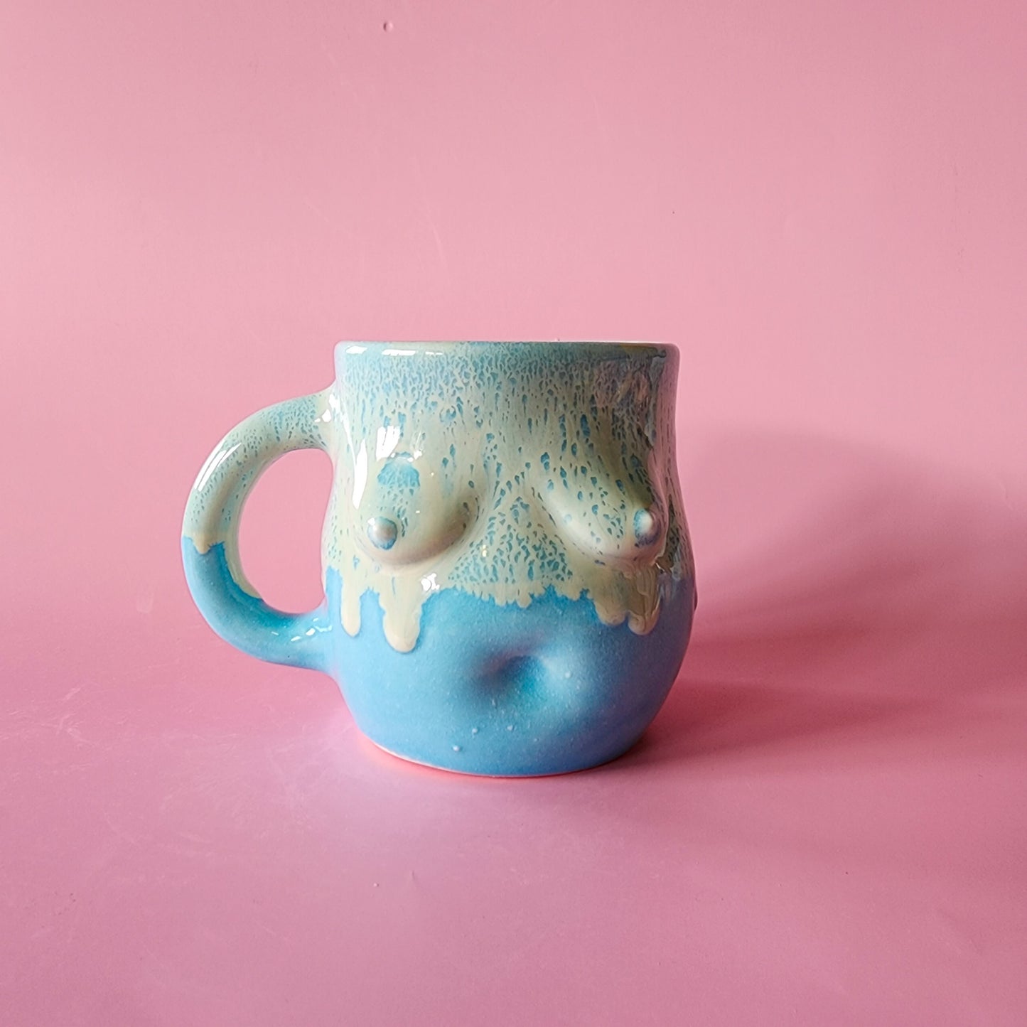 Ocean Waves Boob Mug