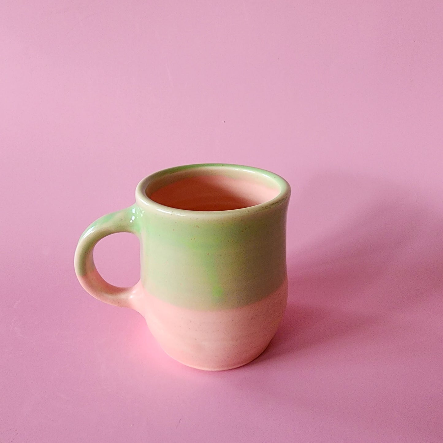 Pink + Green Mug (B)