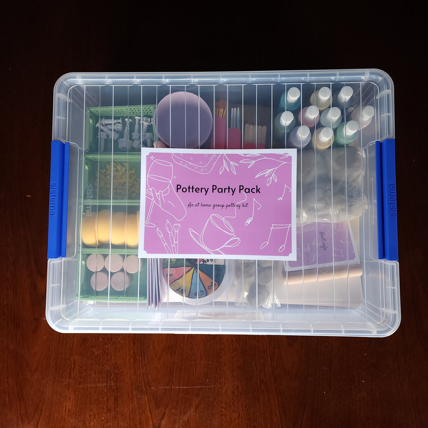 Pottery Party Pack - a group at home pottery kit (bond payment for kit)