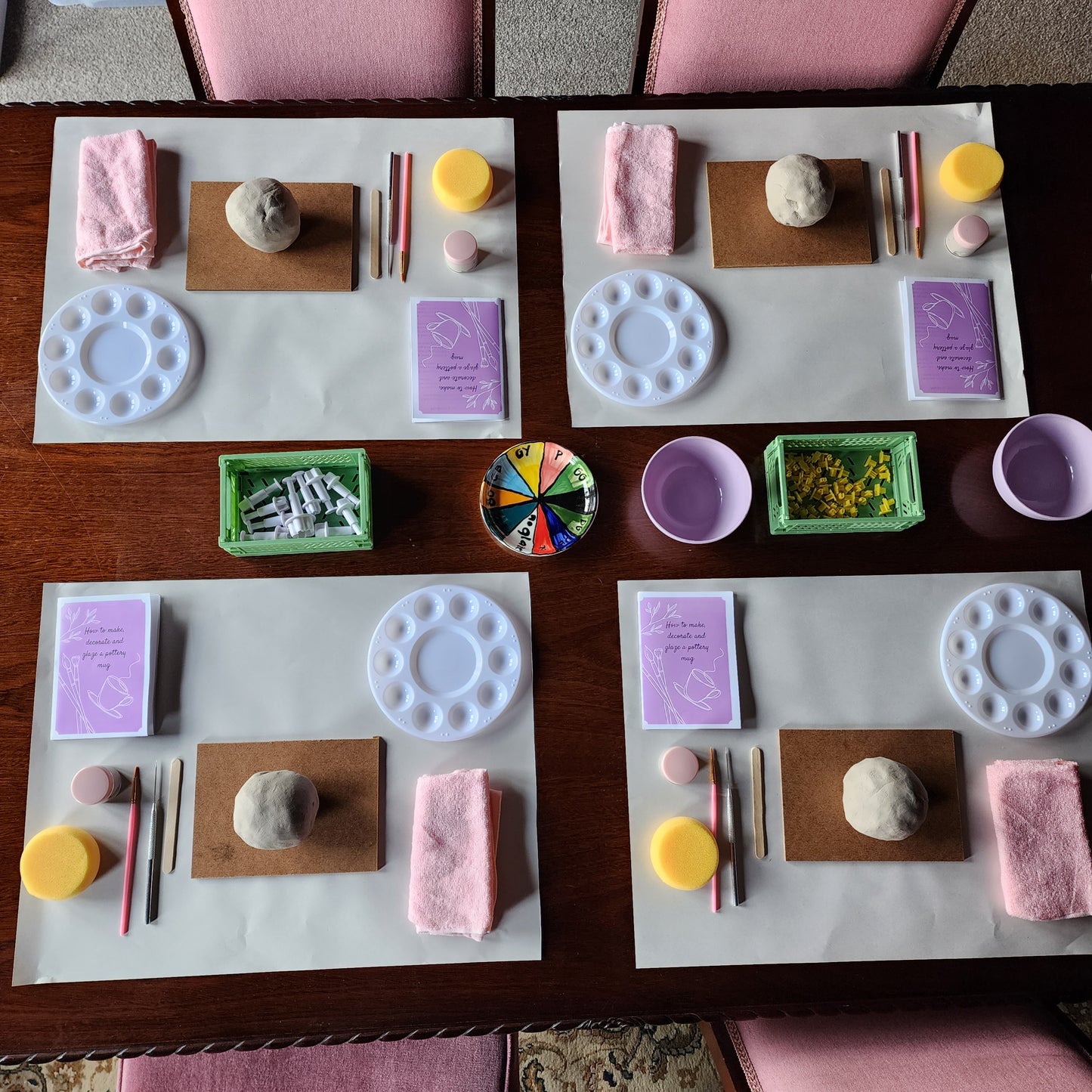 Pottery Party Pack - a group at home pottery kit (bond payment for kit)