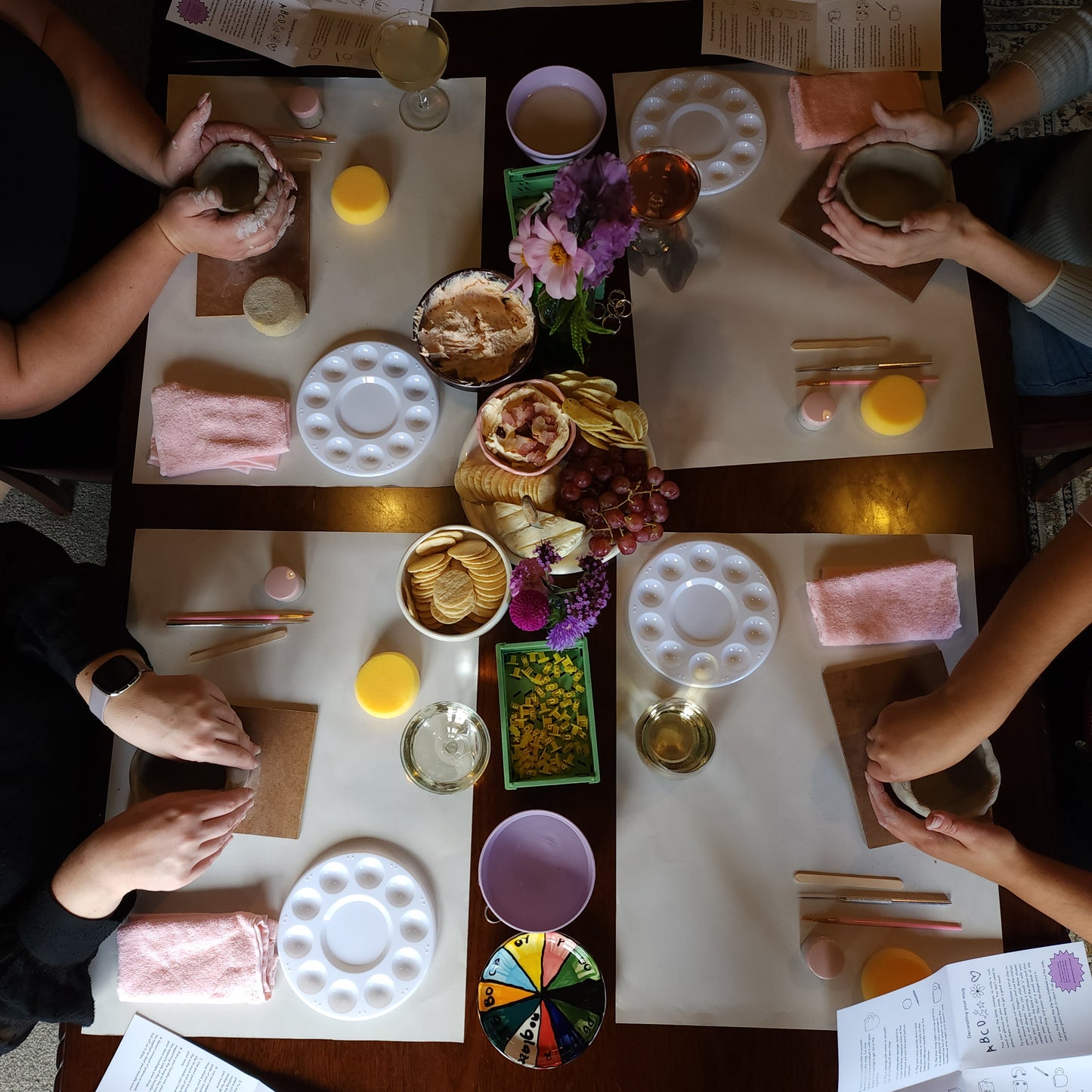 Pottery Party Pack - a group at home pottery kit (bond payment for kit)