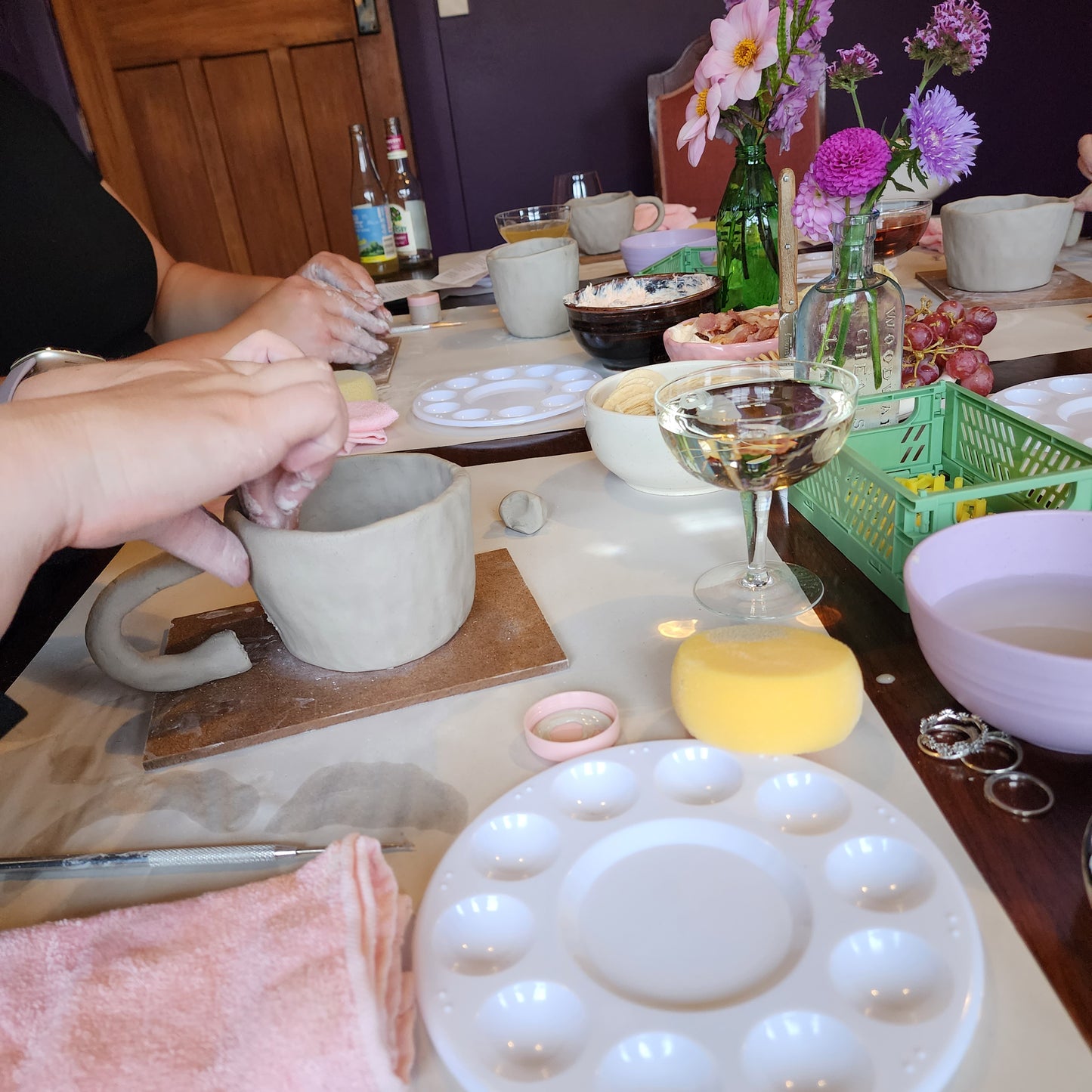 Pottery Party Pack - a group at home pottery kit (bond payment for kit)