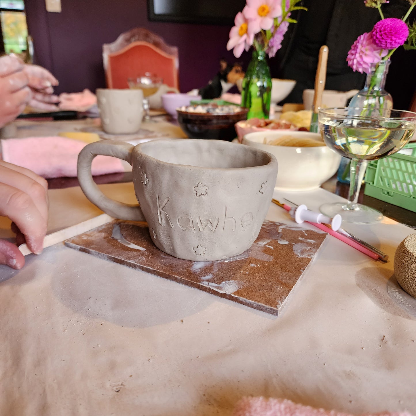 Pottery Party Pack - a group at home pottery kit (bond payment for kit)
