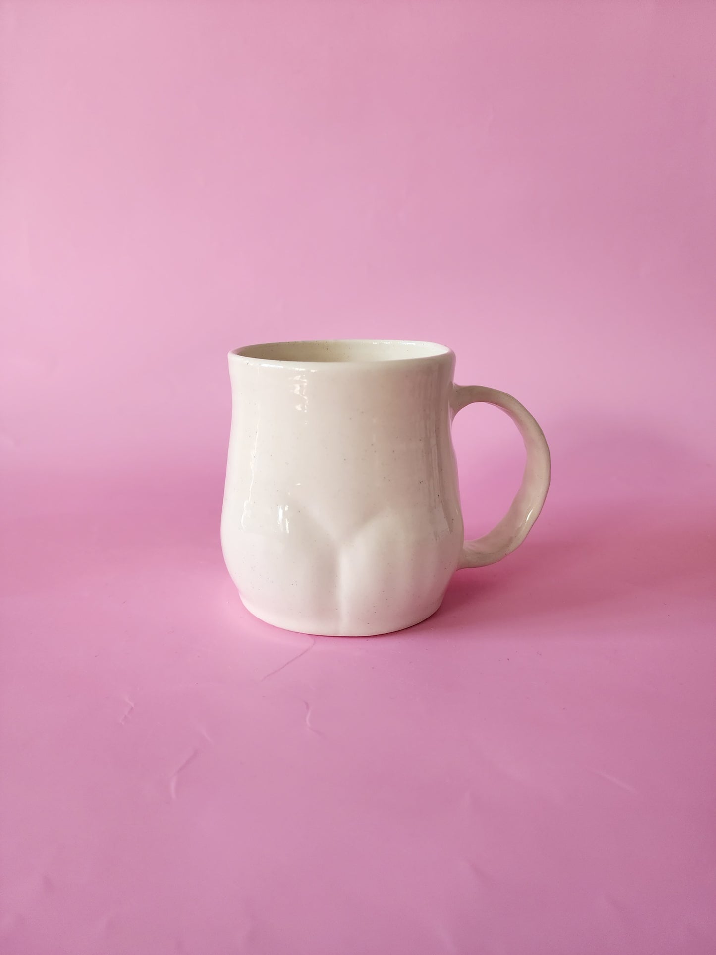 Boob mug - Orange Daisies