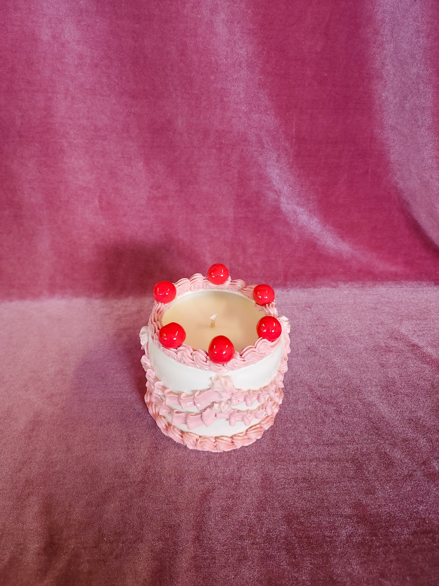 Ceramic cake candle