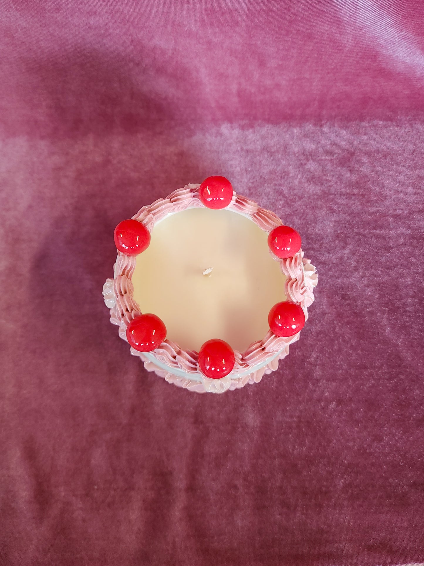 Ceramic cake candle