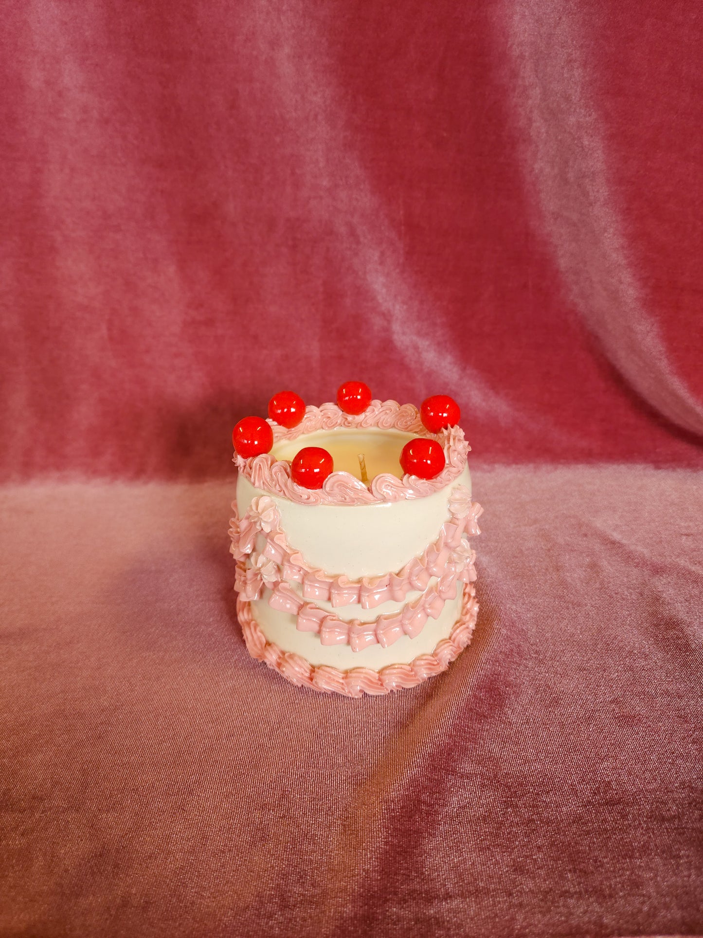 Ceramic cake candle