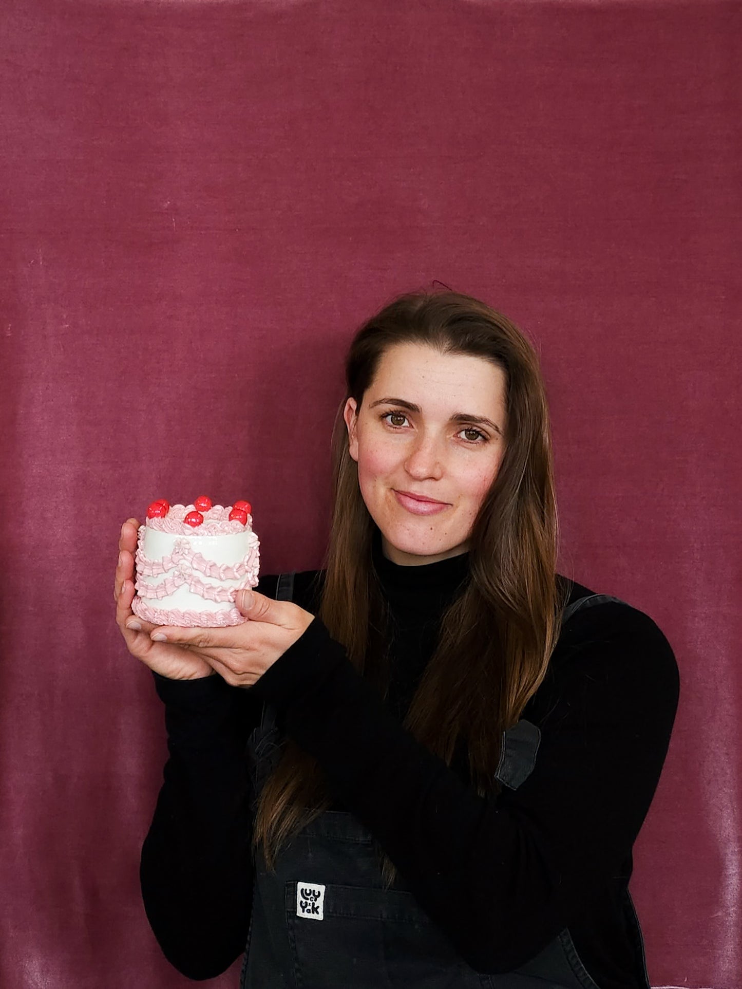 Ceramic cake candle