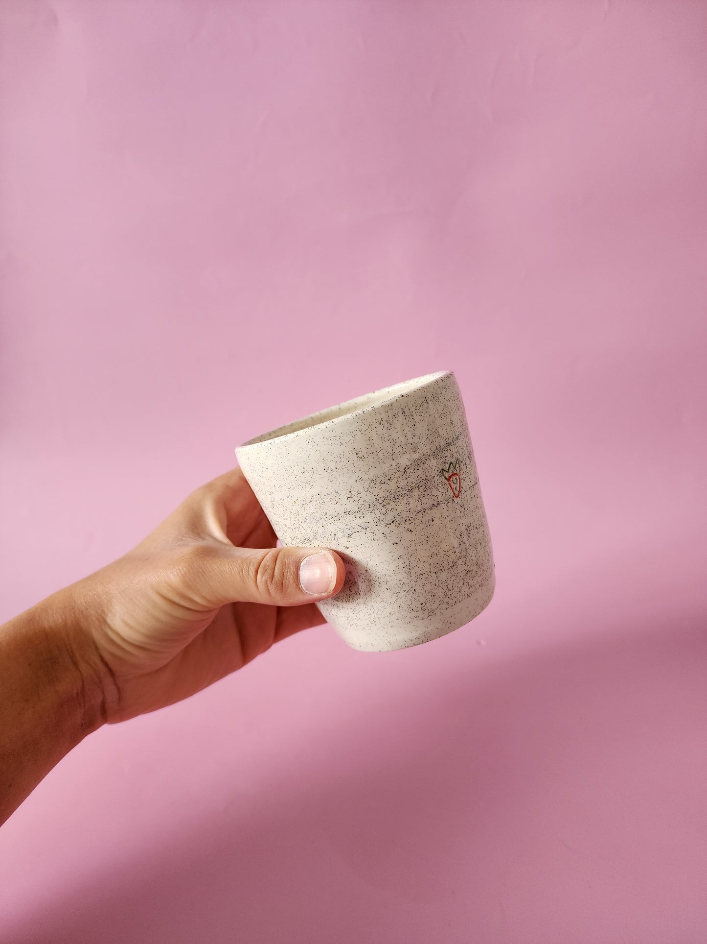 Strawberry coffee tumbler