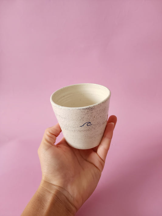 Wave coffee tumbler