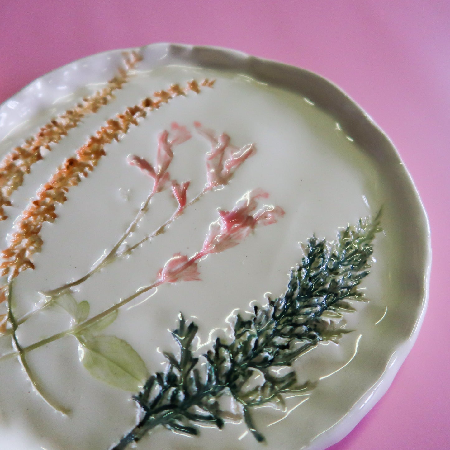 Pressed flower plate making workshop - October 21st