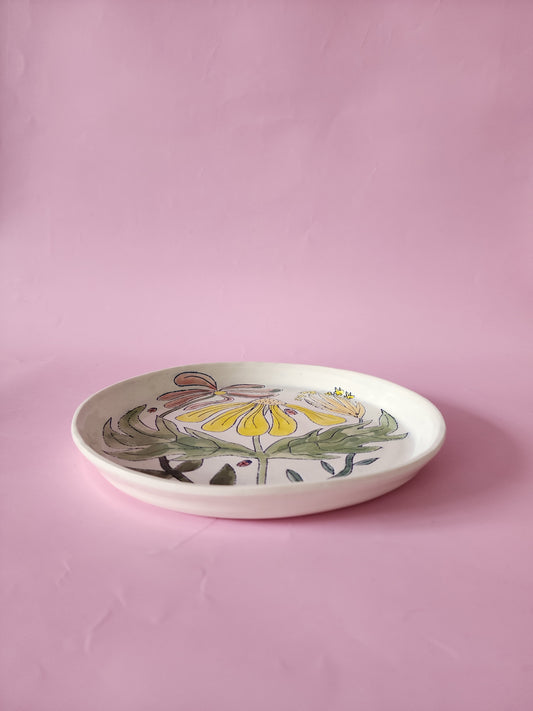 Lady bird garden plate
