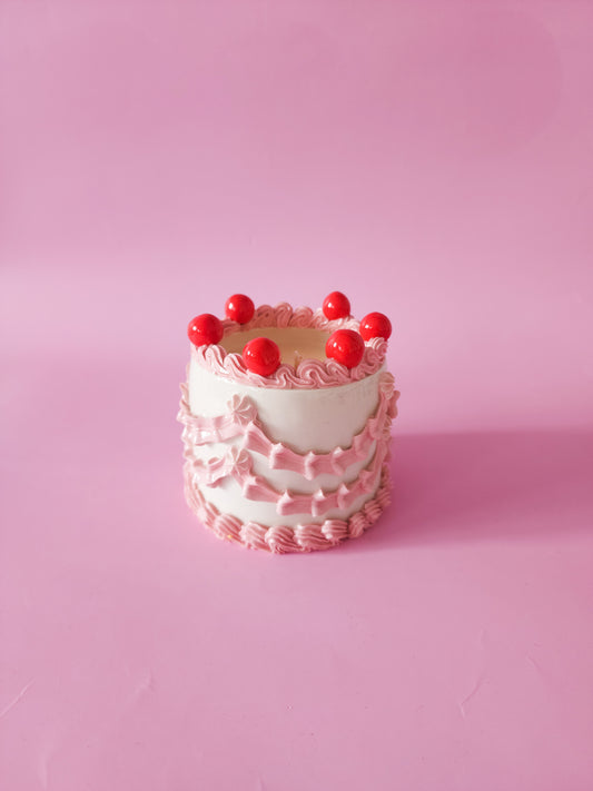 Ceramic cake candle