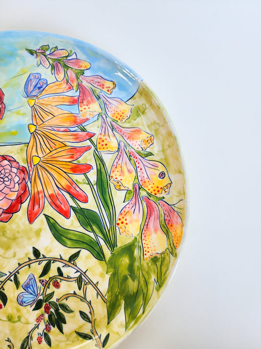 Summer garden platter