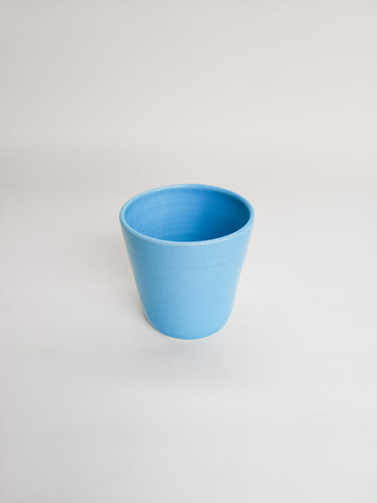 Glossy blue tumbler