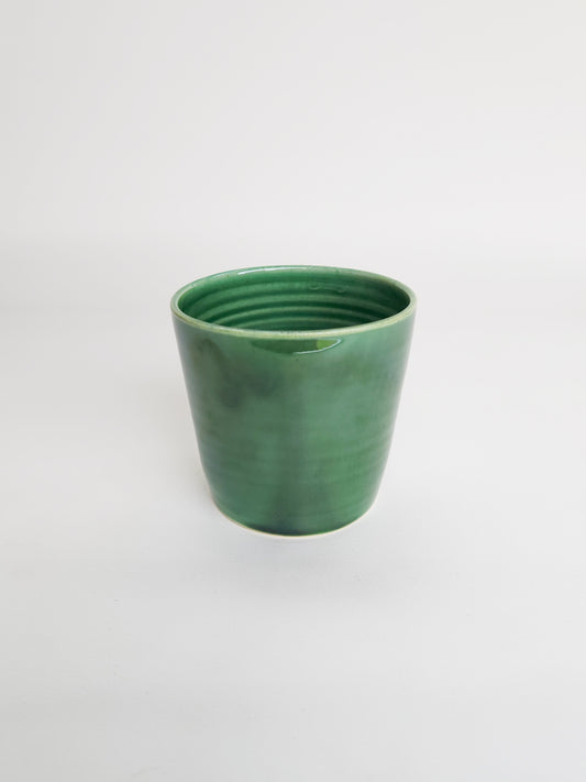 Glossy green tumbler