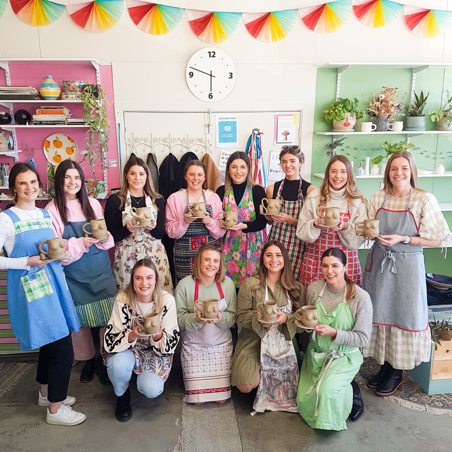 Deposit for a Pottery Party (private group workshop inside Katie's studio) - book your workshop date