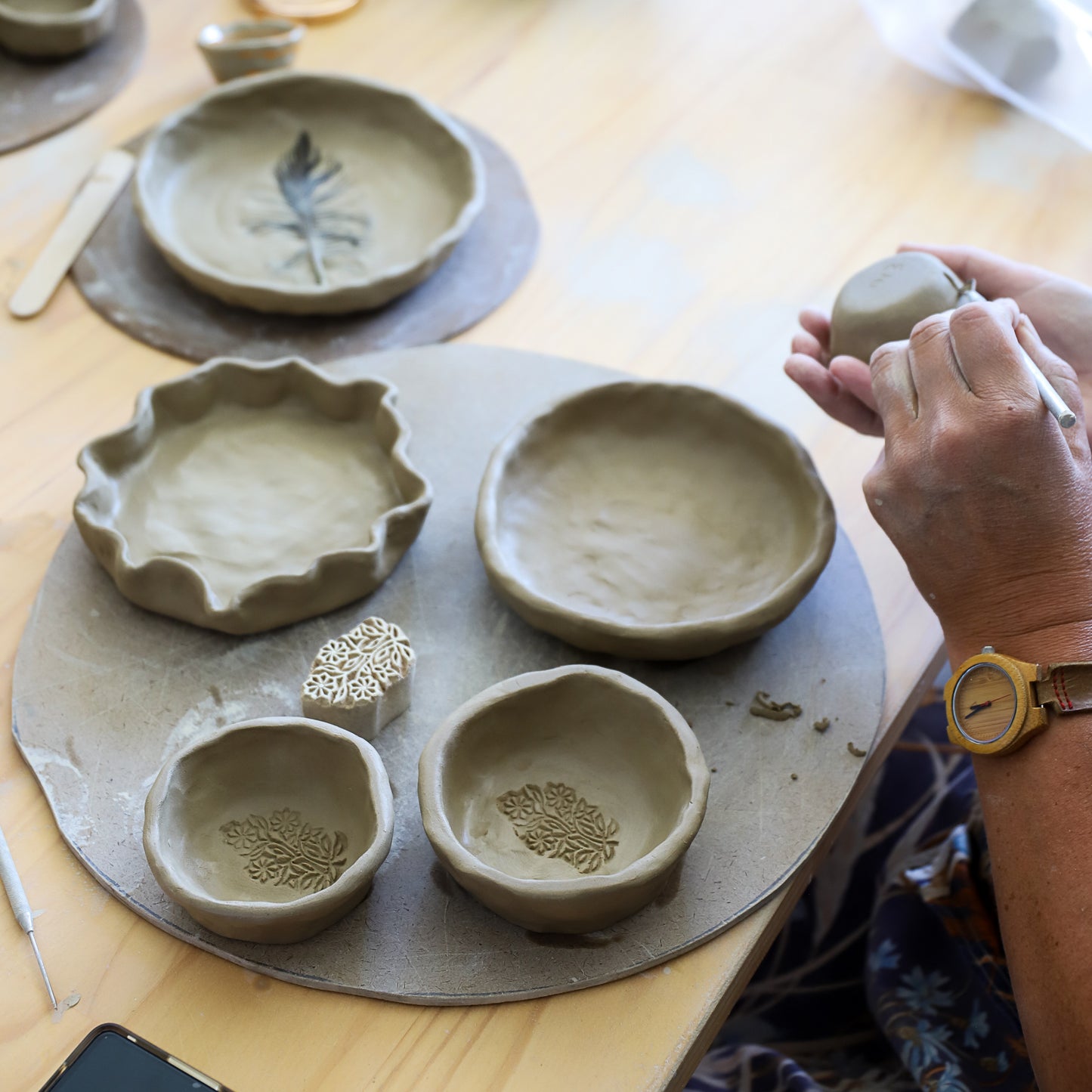 Deposit for a Pottery Party (private group workshop inside Katie's studio) - book your workshop date
