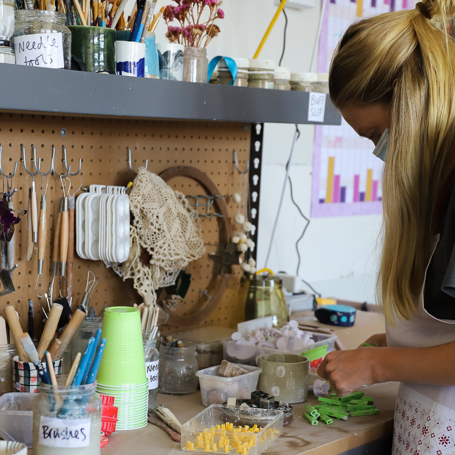 Deposit for a Pottery Party (private group workshop inside Katie's studio) - book your workshop date