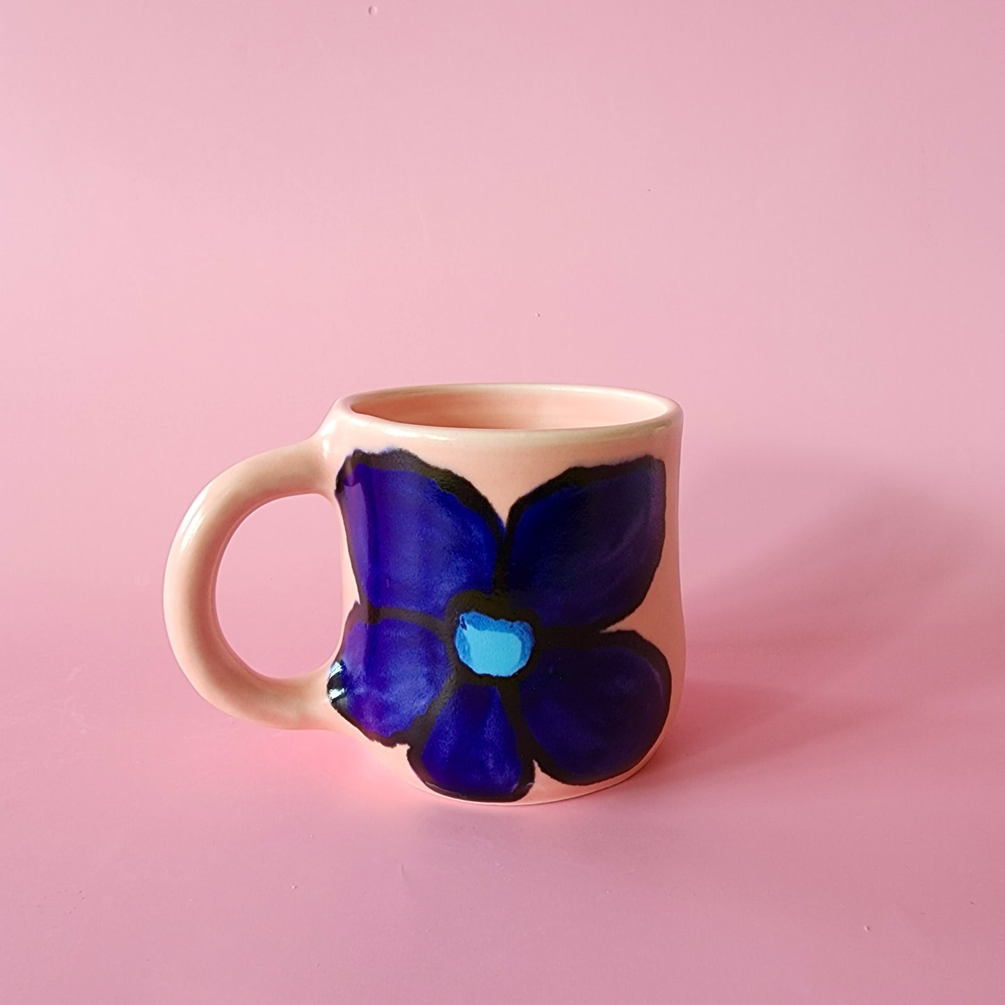 Blue Pansy Mug