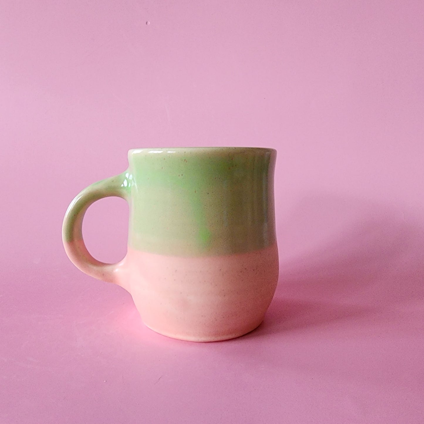 Pink + Green Mug (B)
