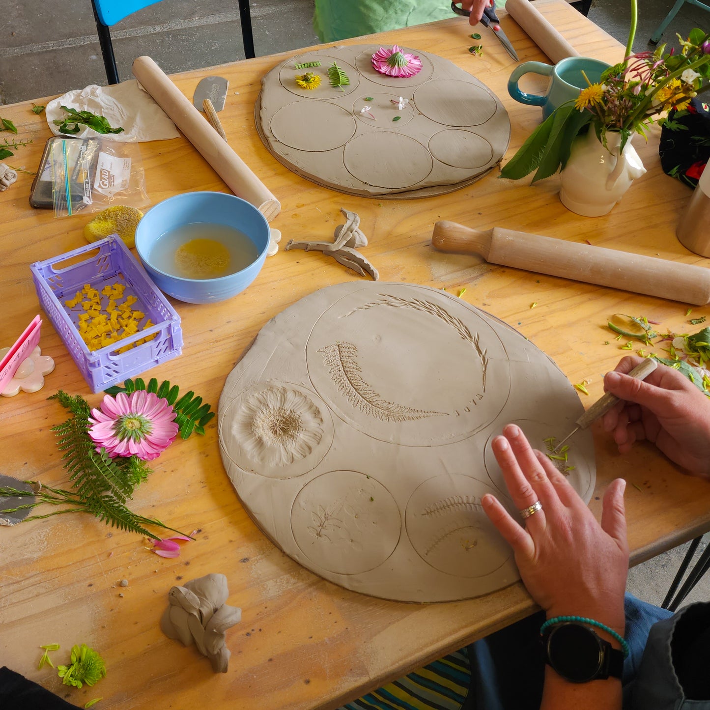 Pressed flower plate making workshop - February 1st