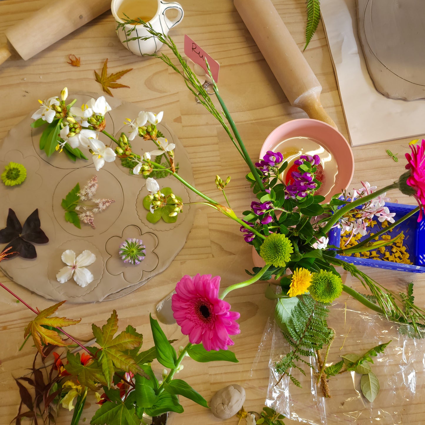 Pressed flower plate making workshop - February 1st