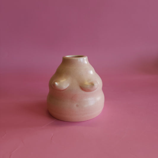 Mini boob vase - pink