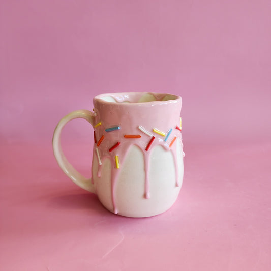 Gooey drippy sprinkle mug