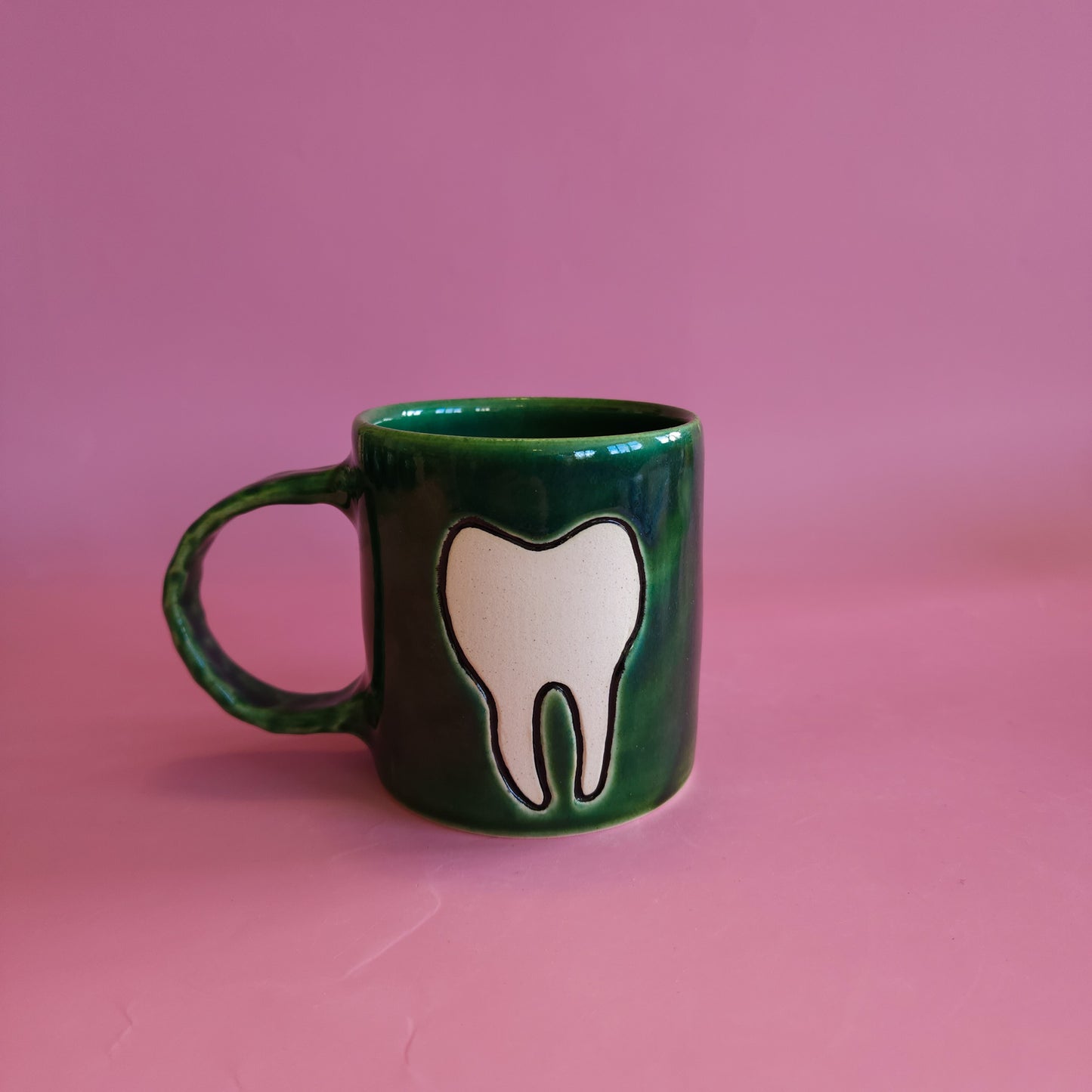 Tooth mug - green