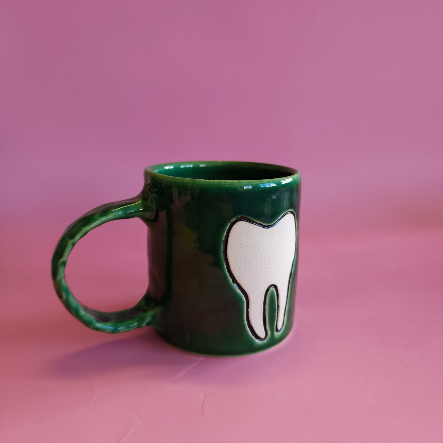 Tooth mug - green