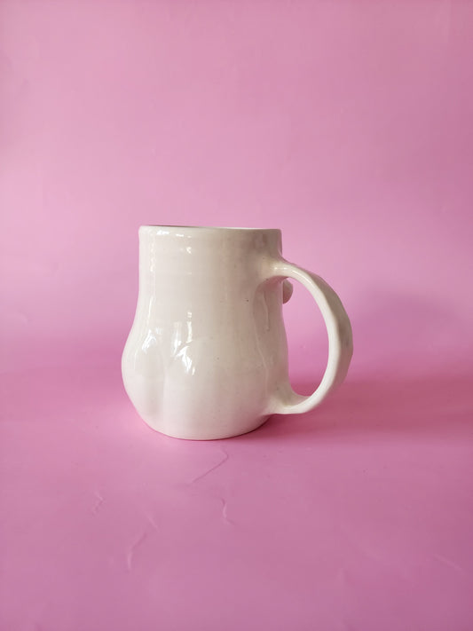 Boob mug - Pink Daisies