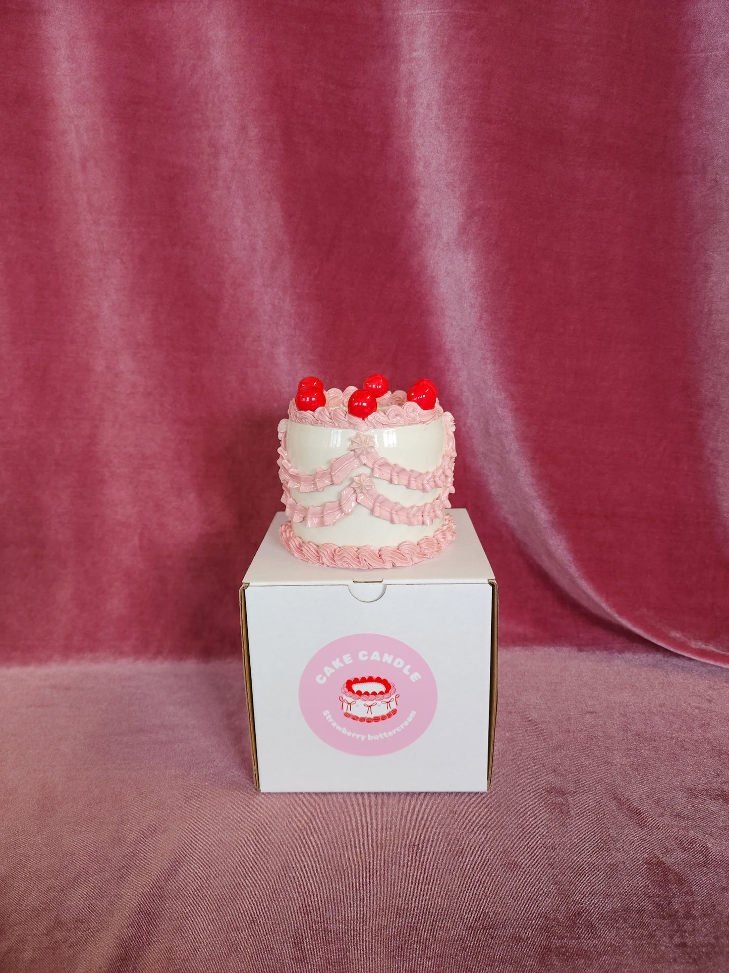 Ceramic cake candle