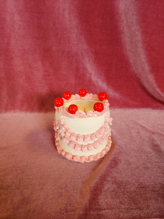 Ceramic cake candle