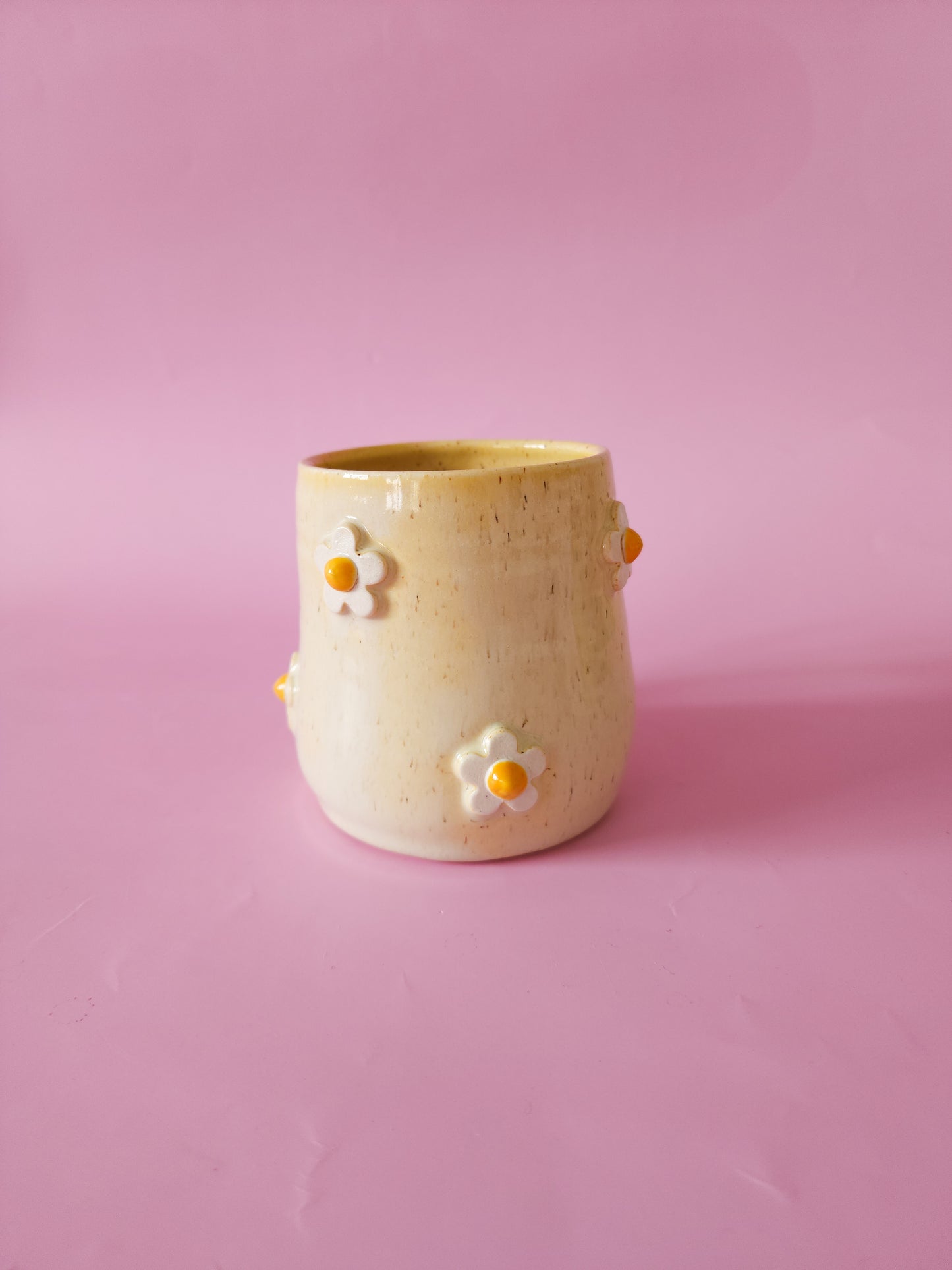 Speckle daisy mug