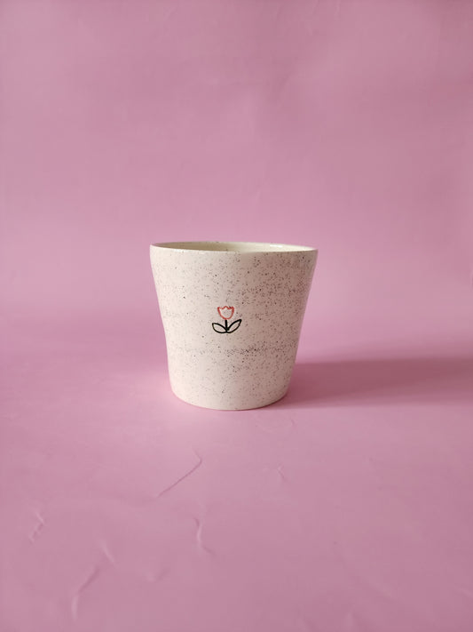 Tulip coffee tumbler