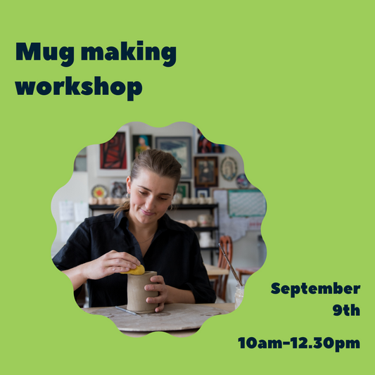 Mug making workshop September 9th