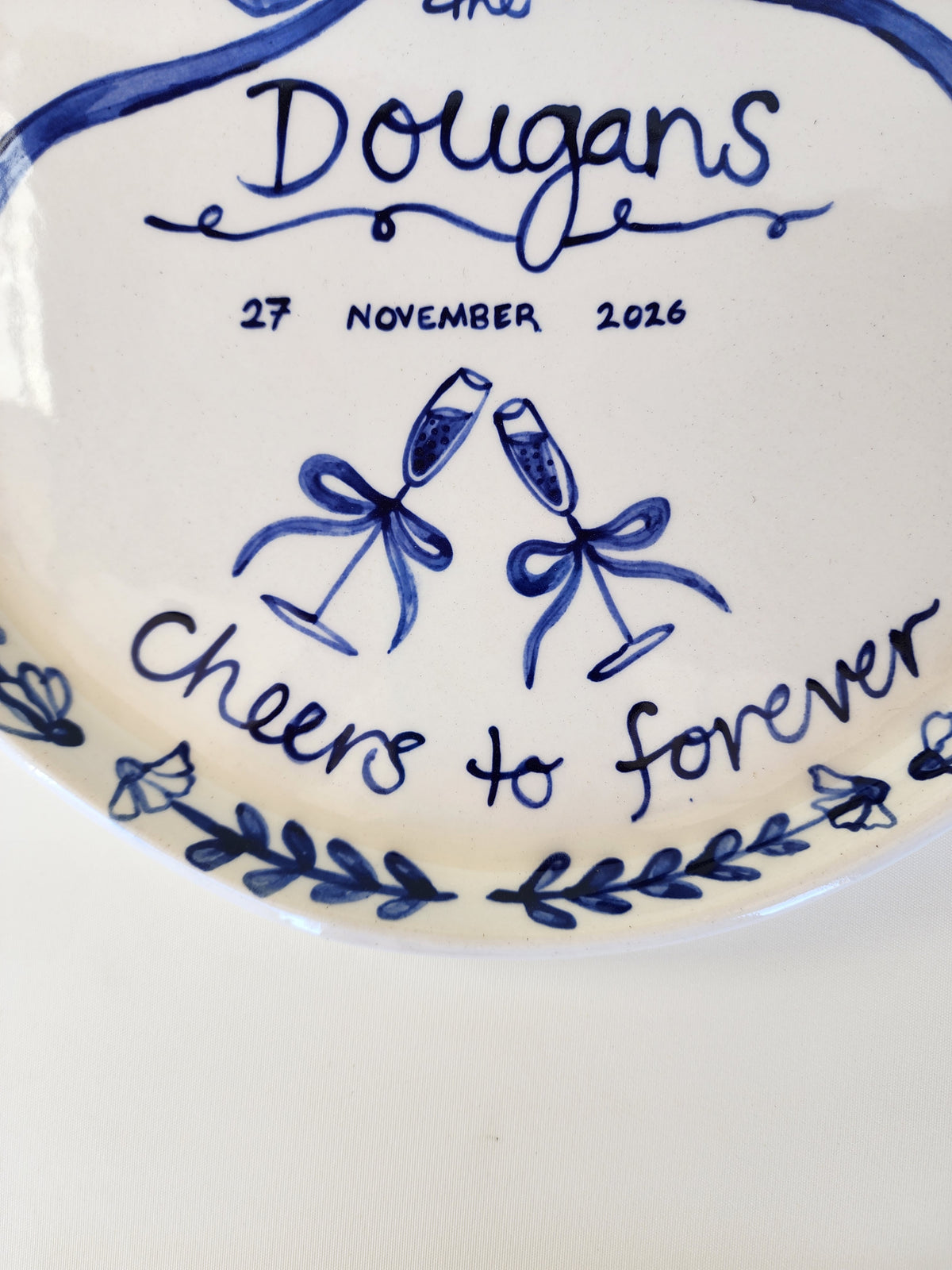 Pre order Wedding Plate