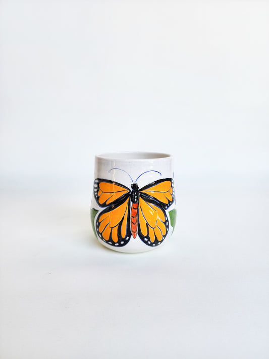 Monarch butterfly tumbler