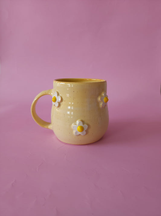 Speckle daisy mug