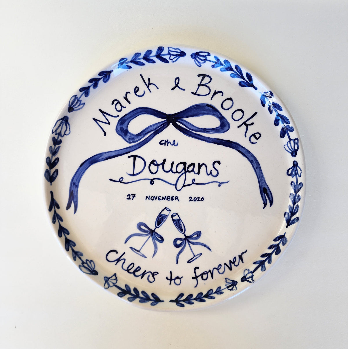 Pre order Wedding Plate