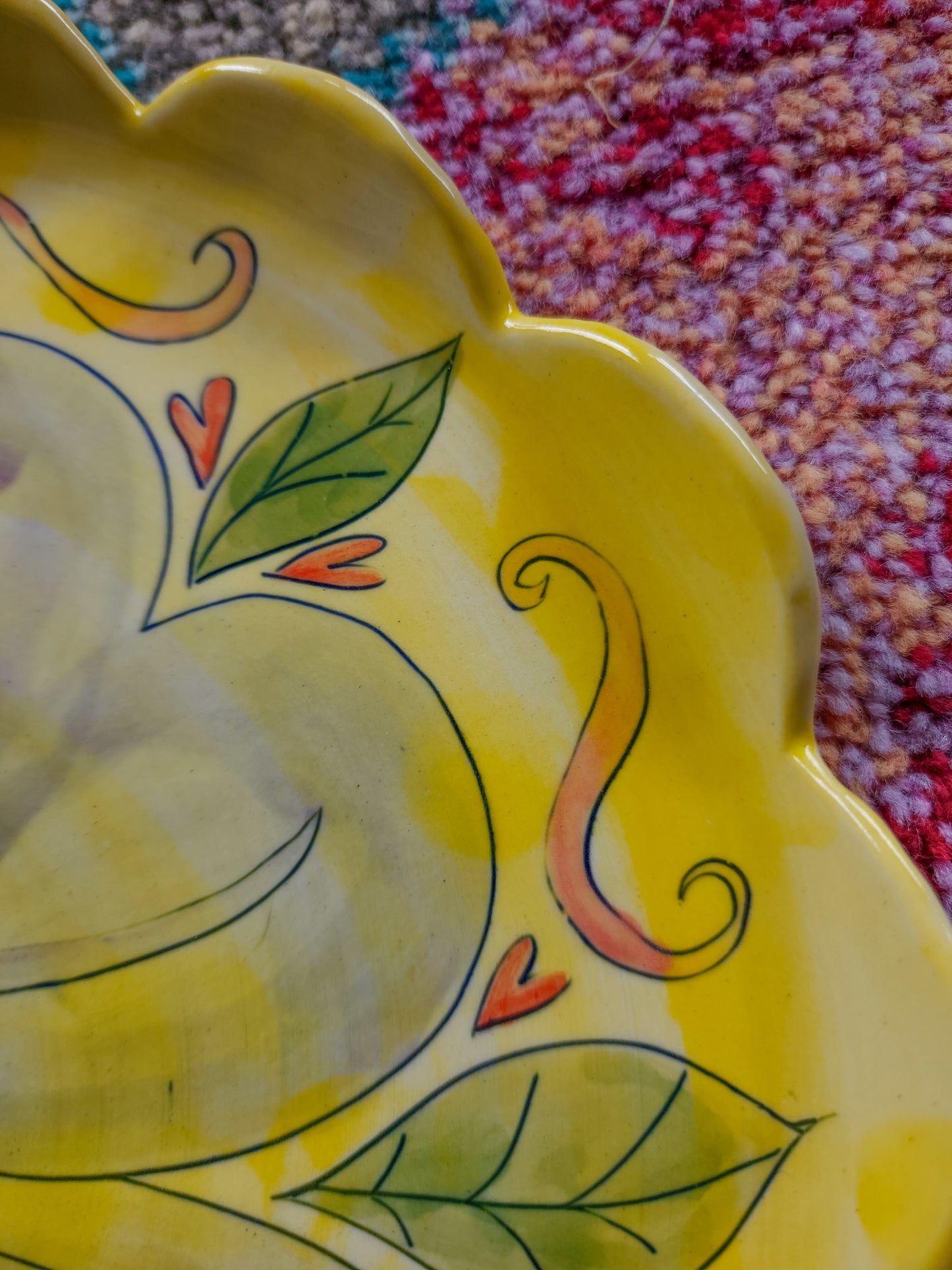 Scalloped Flower Platter