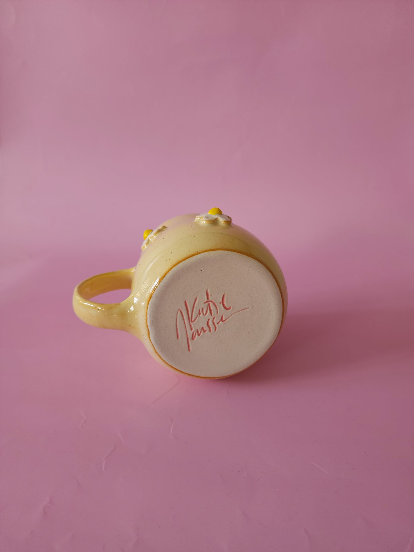 Speckle daisy mug