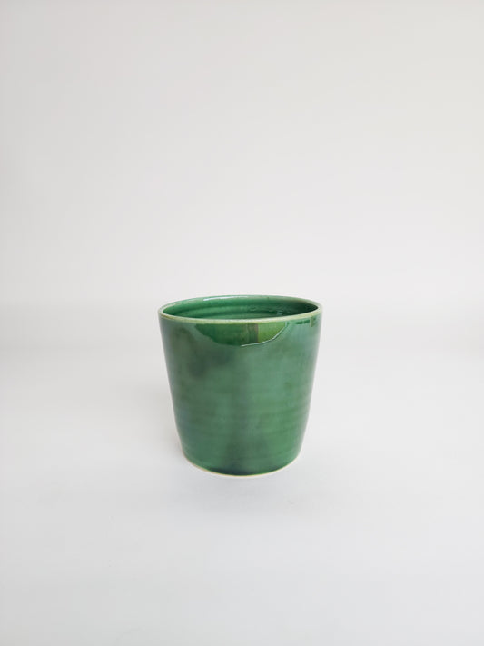 Glossy green tumbler