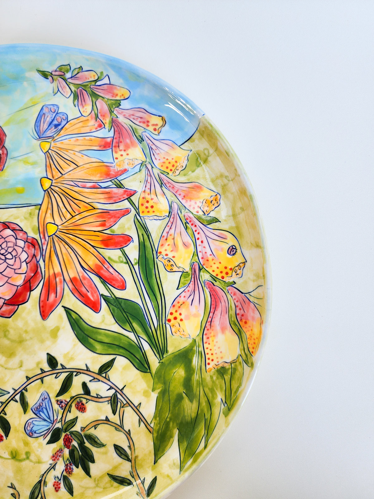 Summer garden platter