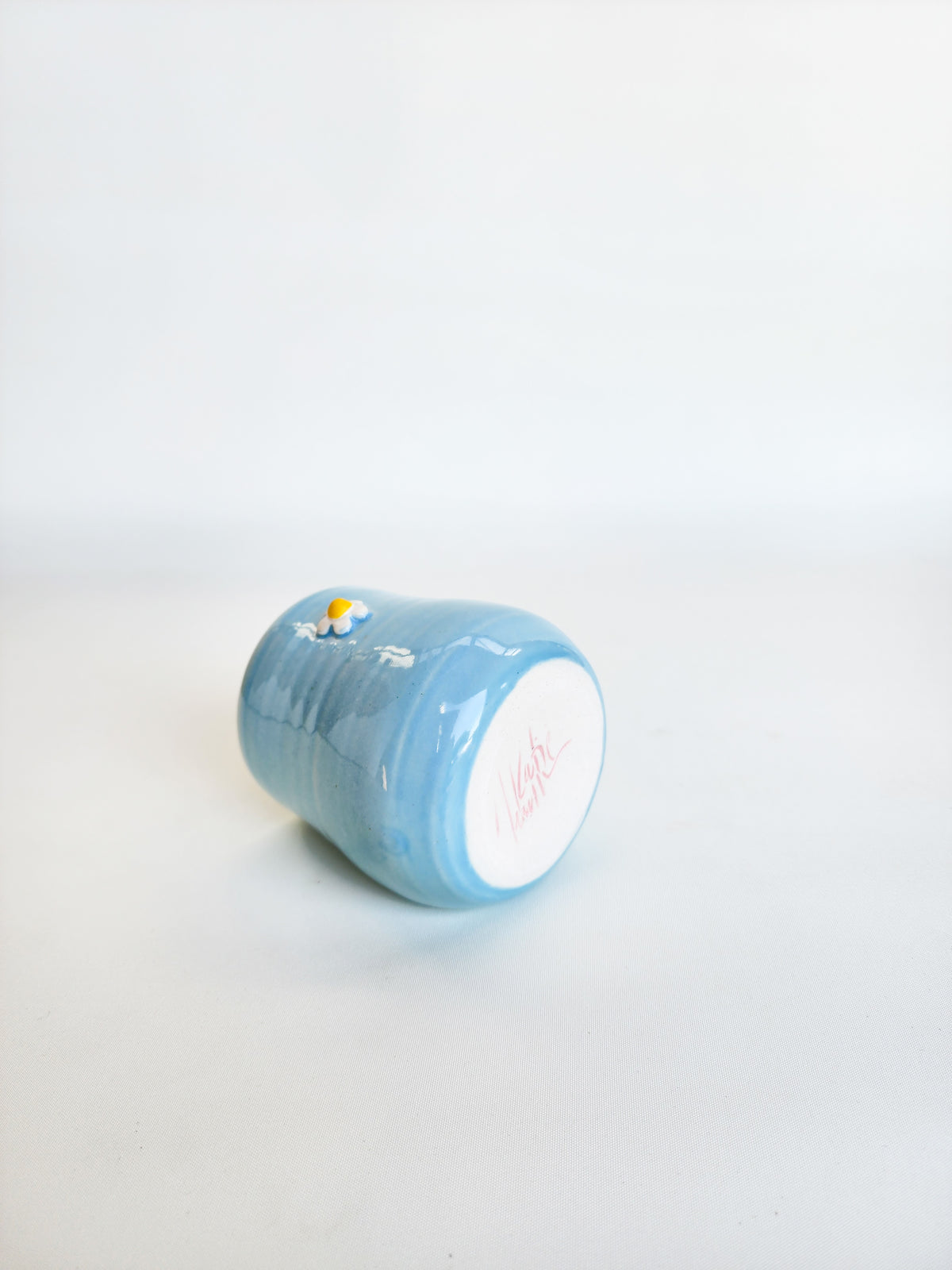 Blue daisy tumbler