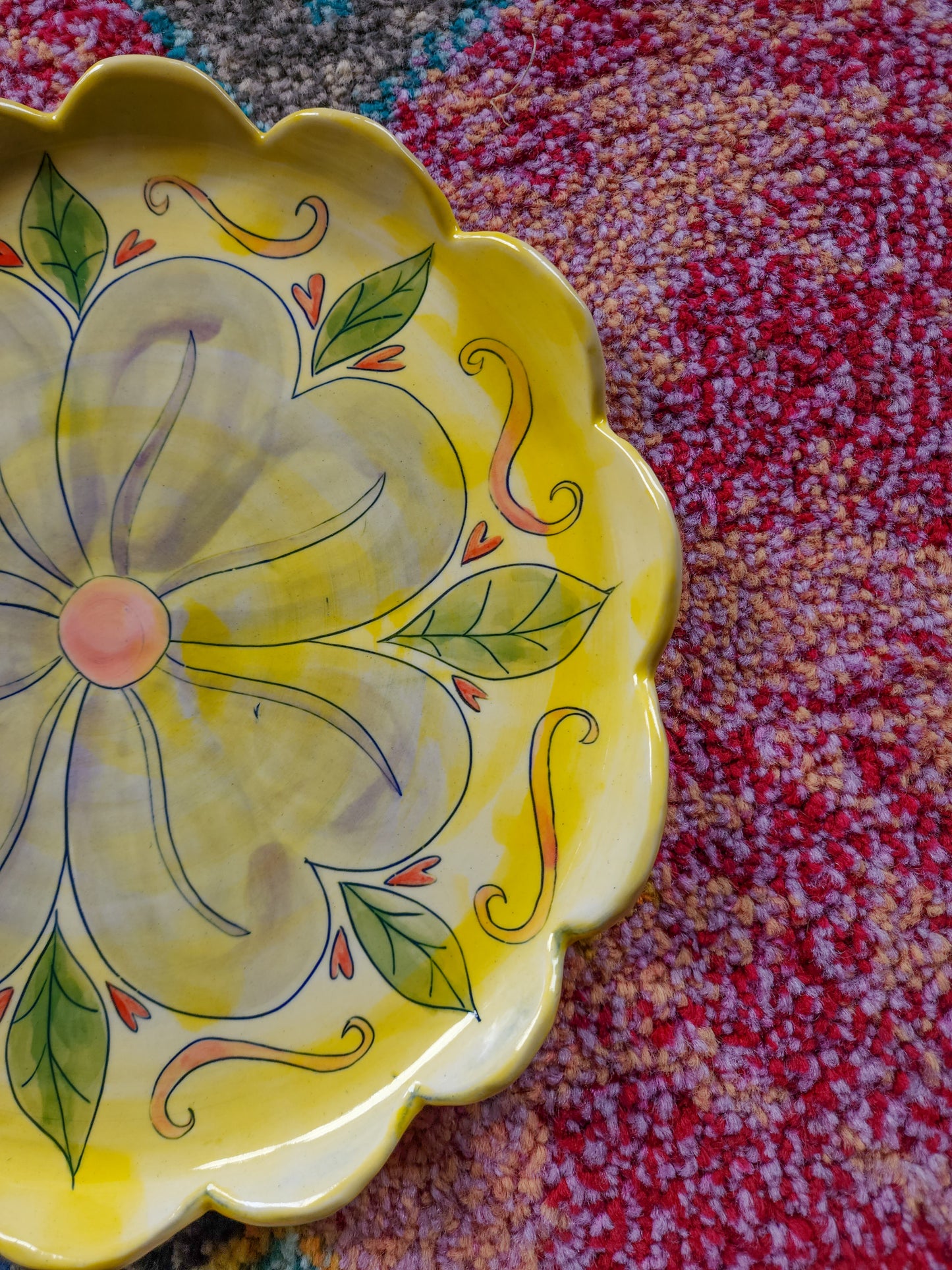 Scalloped Flower Platter